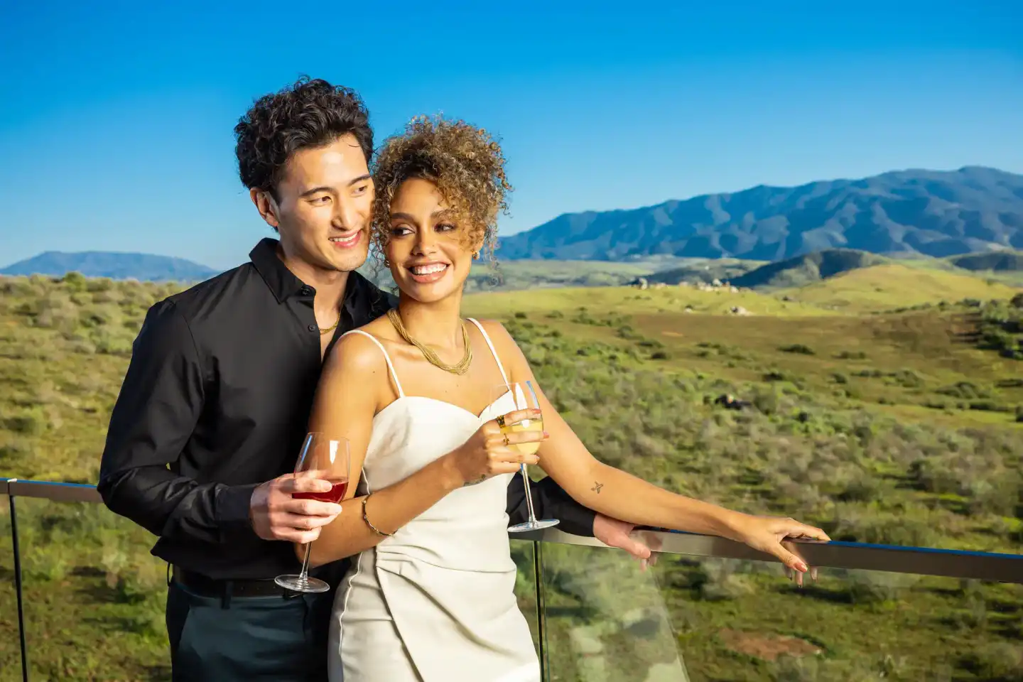 Guests enjoying the rooftop terrace at Jamul Casino Resort