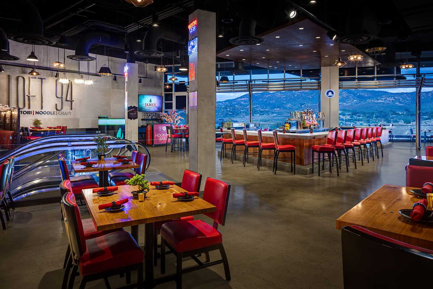 Loft 94 dining room at Jamul Casino Resort