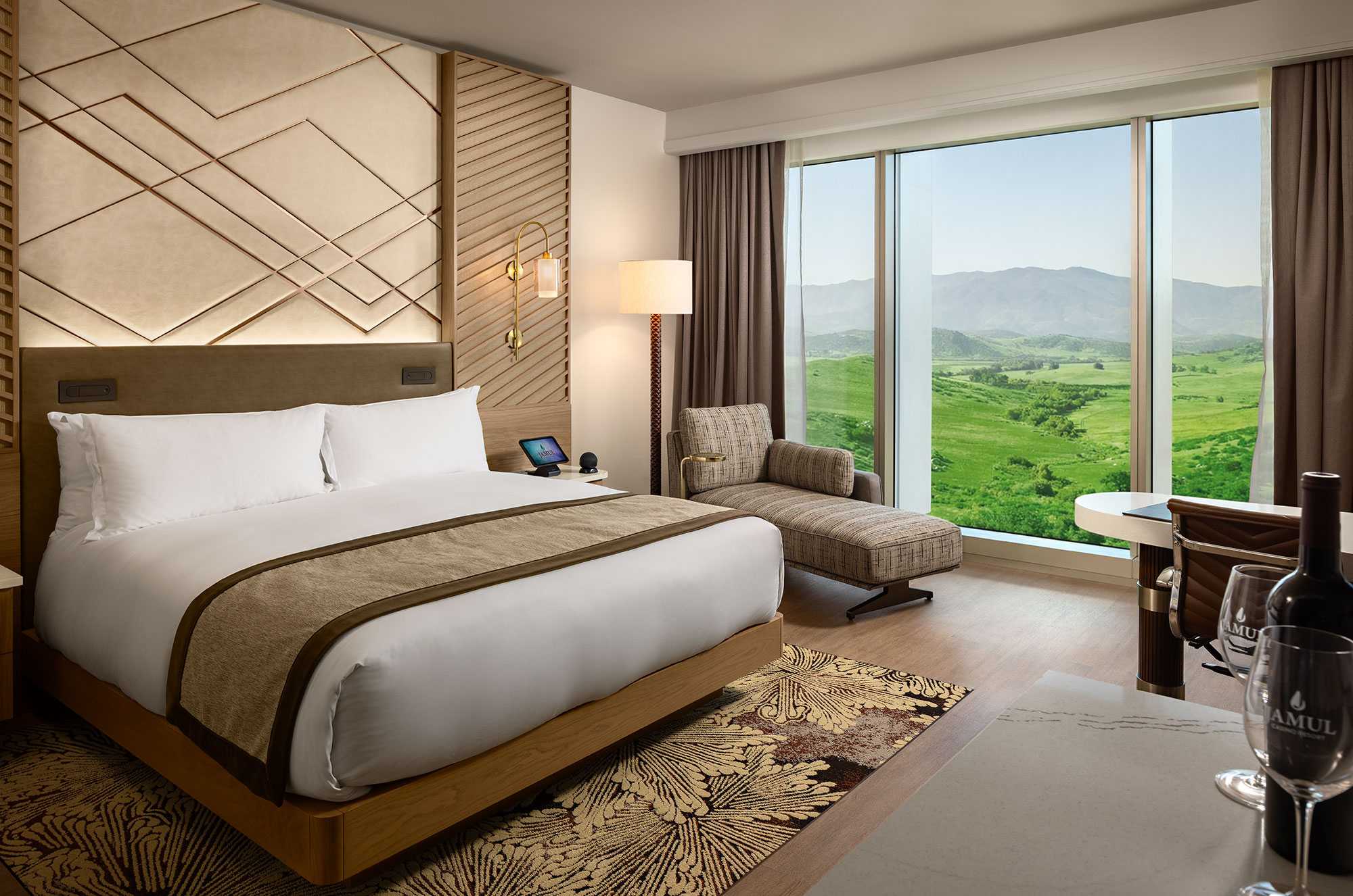 Jamul Casino Hotel Room with views of rolling green hills