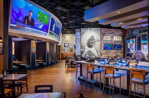 Tony Gwynn's Sports Pub dining room at Jamul Casino Resort