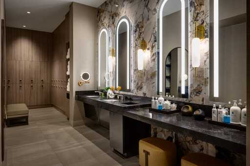 Lockers and Vanities within Jamul Spa at Jamul Casino Resort