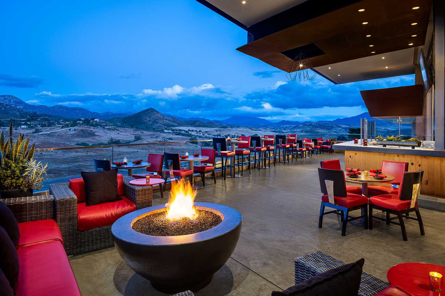 Loft 94 patio at Jamul Casino Resort