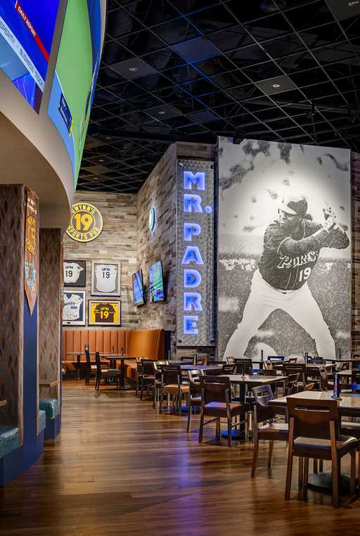Tony Gwynn's Sports Pub dining room at Jamul Casino Resort