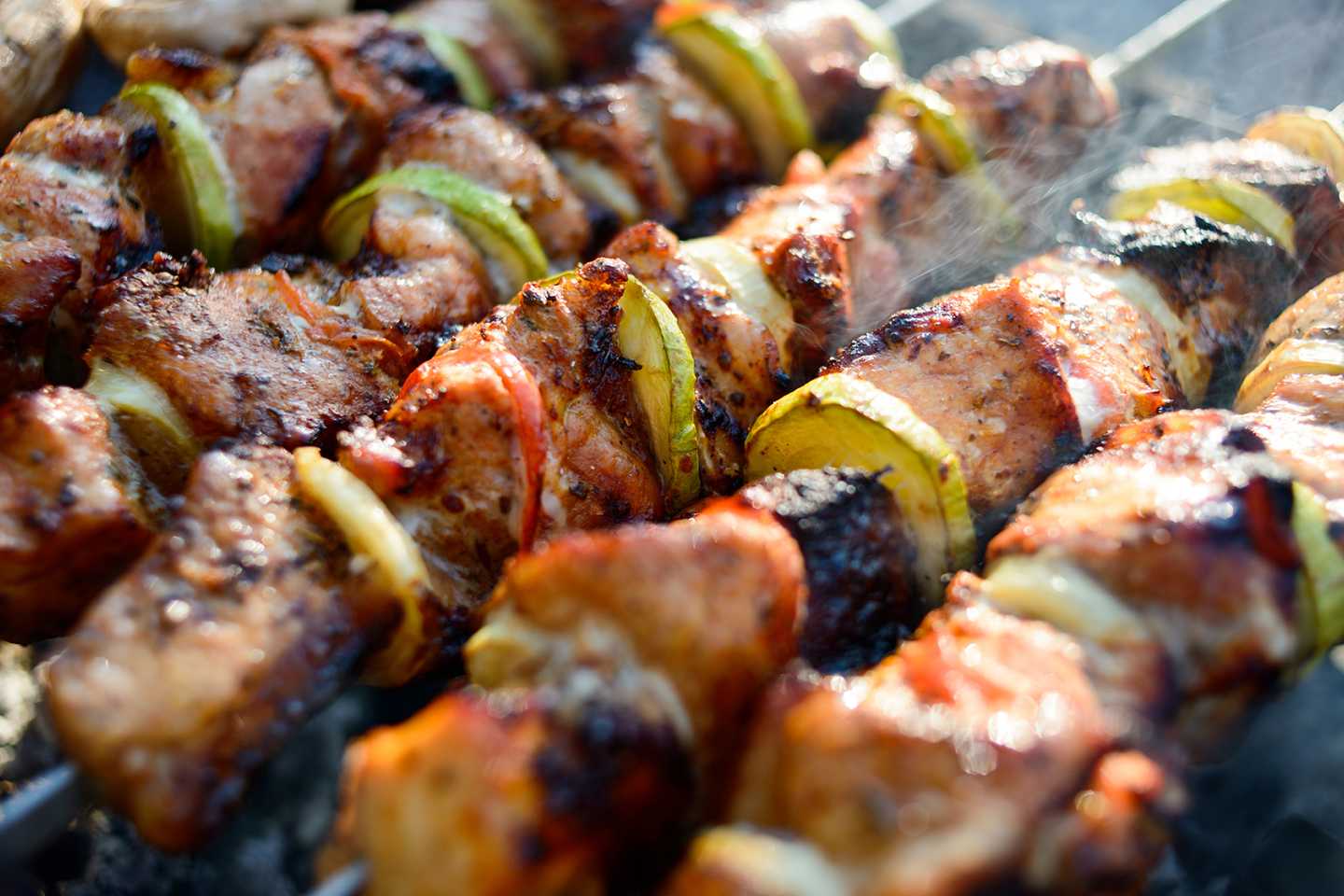 Kebabs from Players' Party VIP Dinner