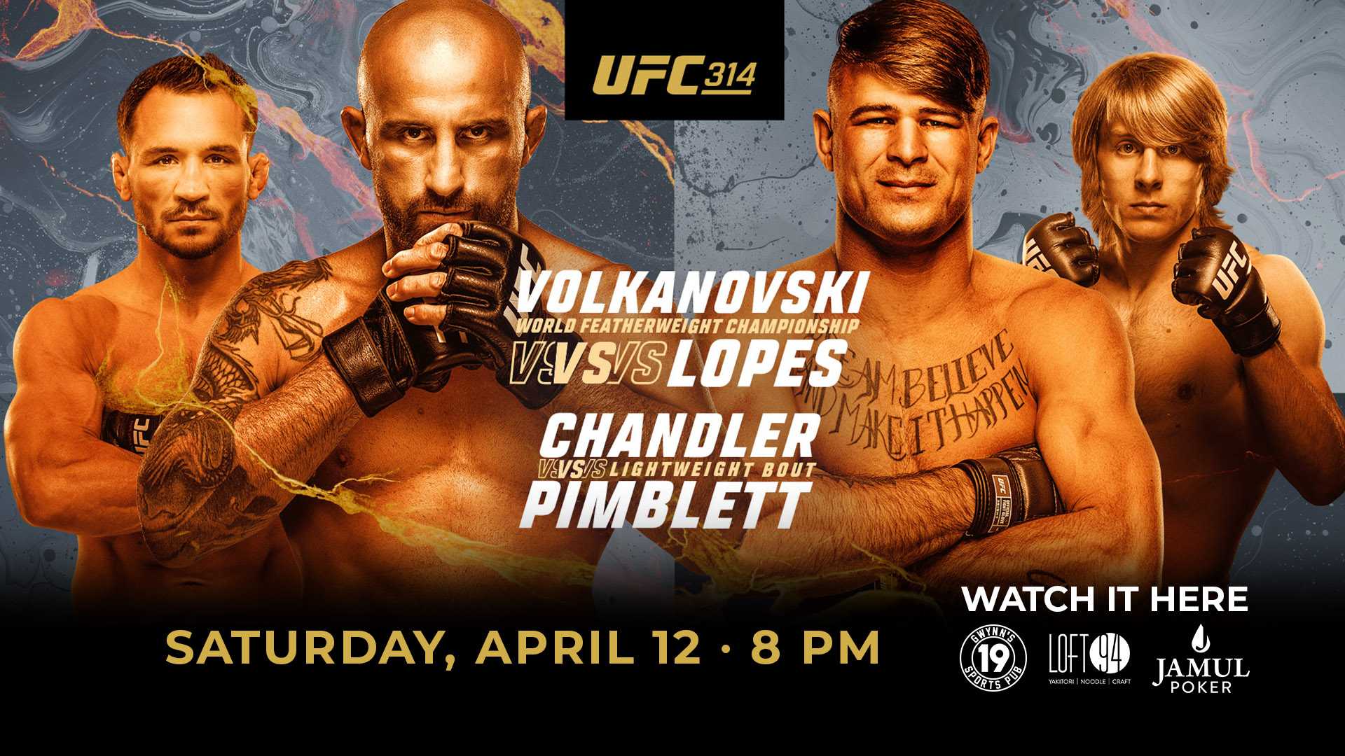 UFC 314: Volkanovski vs. Lopes