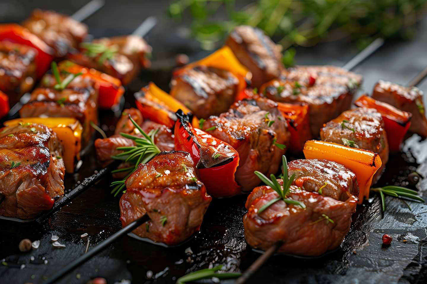 Beef Skewers at the Jamul Casino Resort Block Party